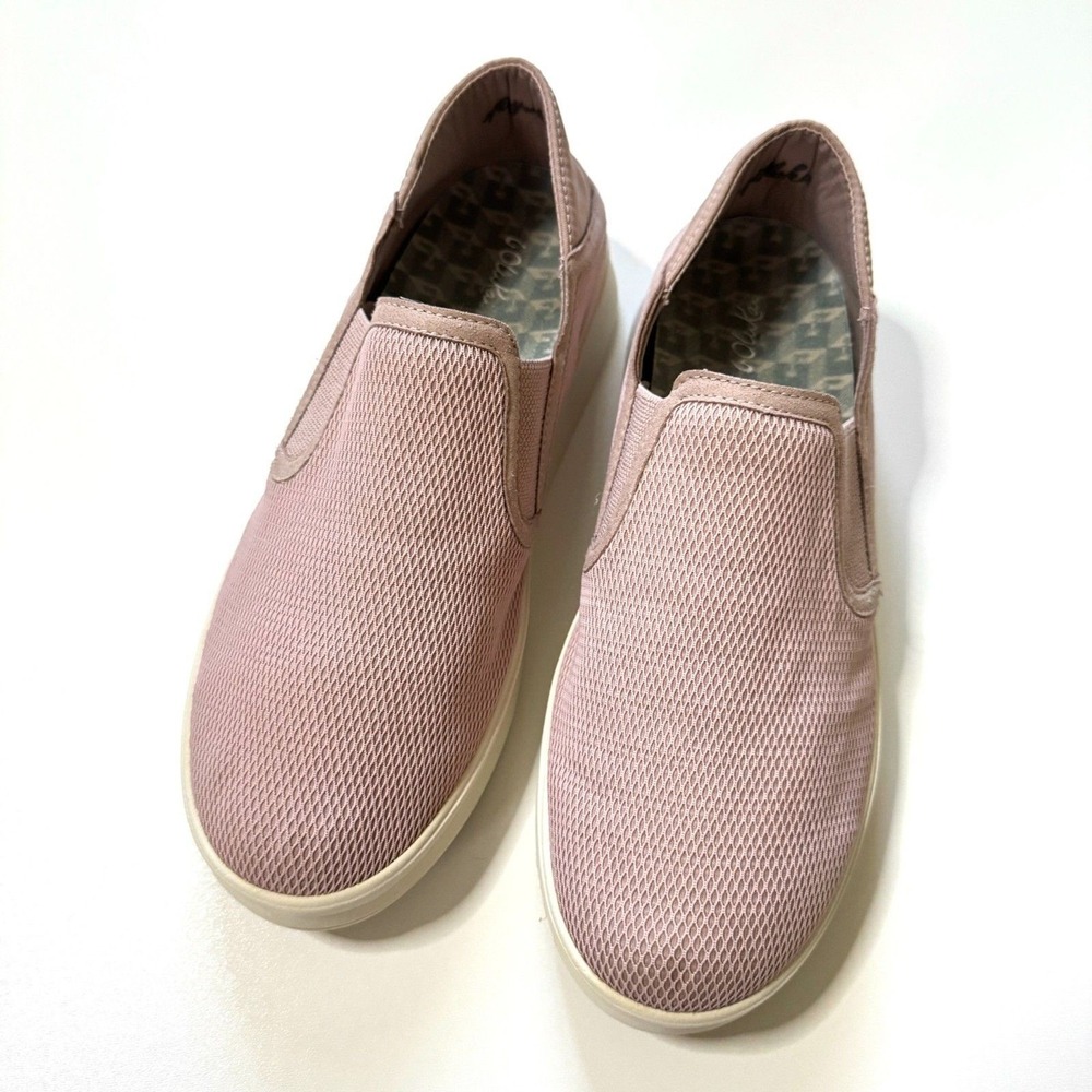 Olukai Women's Ki'ihele 'Ili‎ Leather Slip On Sneakers Shoes Pink Size 9.5 - Picture 2 of 10